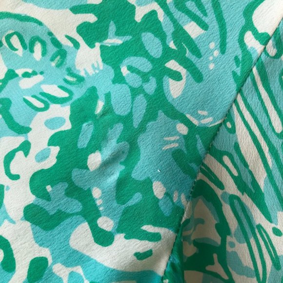 Lilly Pulitzer Delray Silk Tunic Bungle In The Jungle Sz S - Picture 16 of 16